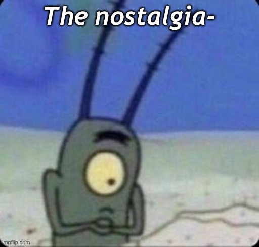 The nostalgia- | made w/ Imgflip meme maker