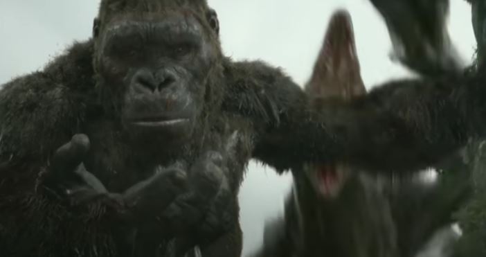 Kong looking at his life problems Blank Meme Template
