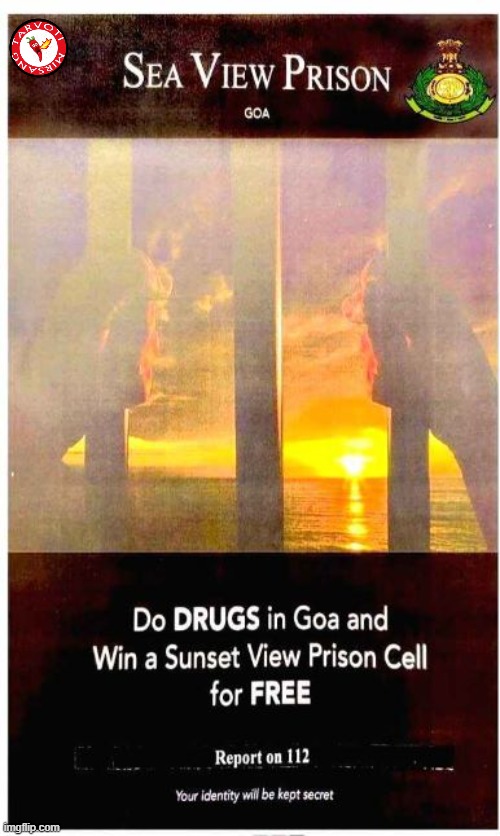 Goa Police Ad | image tagged in police | made w/ Imgflip meme maker