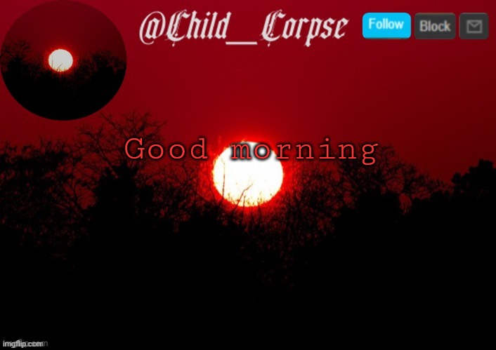 T | Good morning | image tagged in t | made w/ Imgflip meme maker