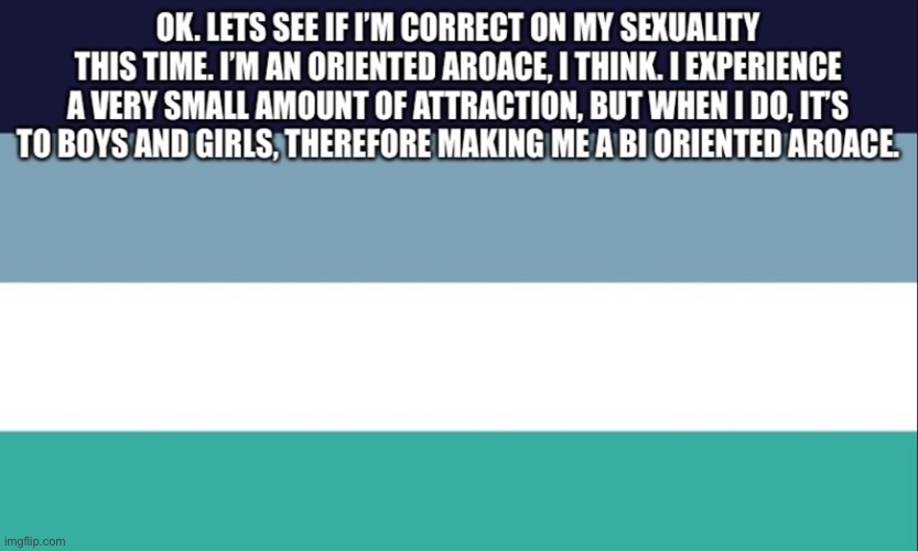 Y e e | image tagged in bisexual,oriented aroace,sexuality,pride,lgbtq | made w/ Imgflip meme maker