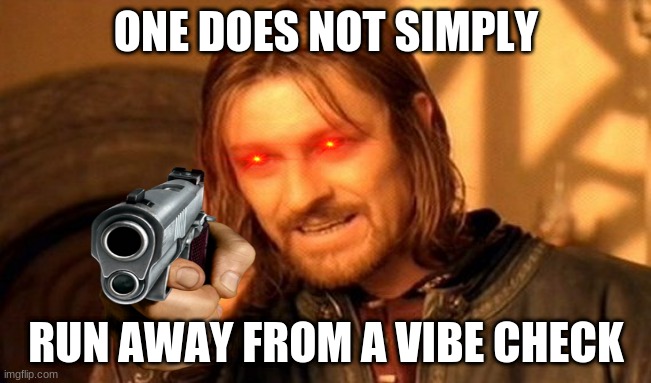 vibe check meme lady