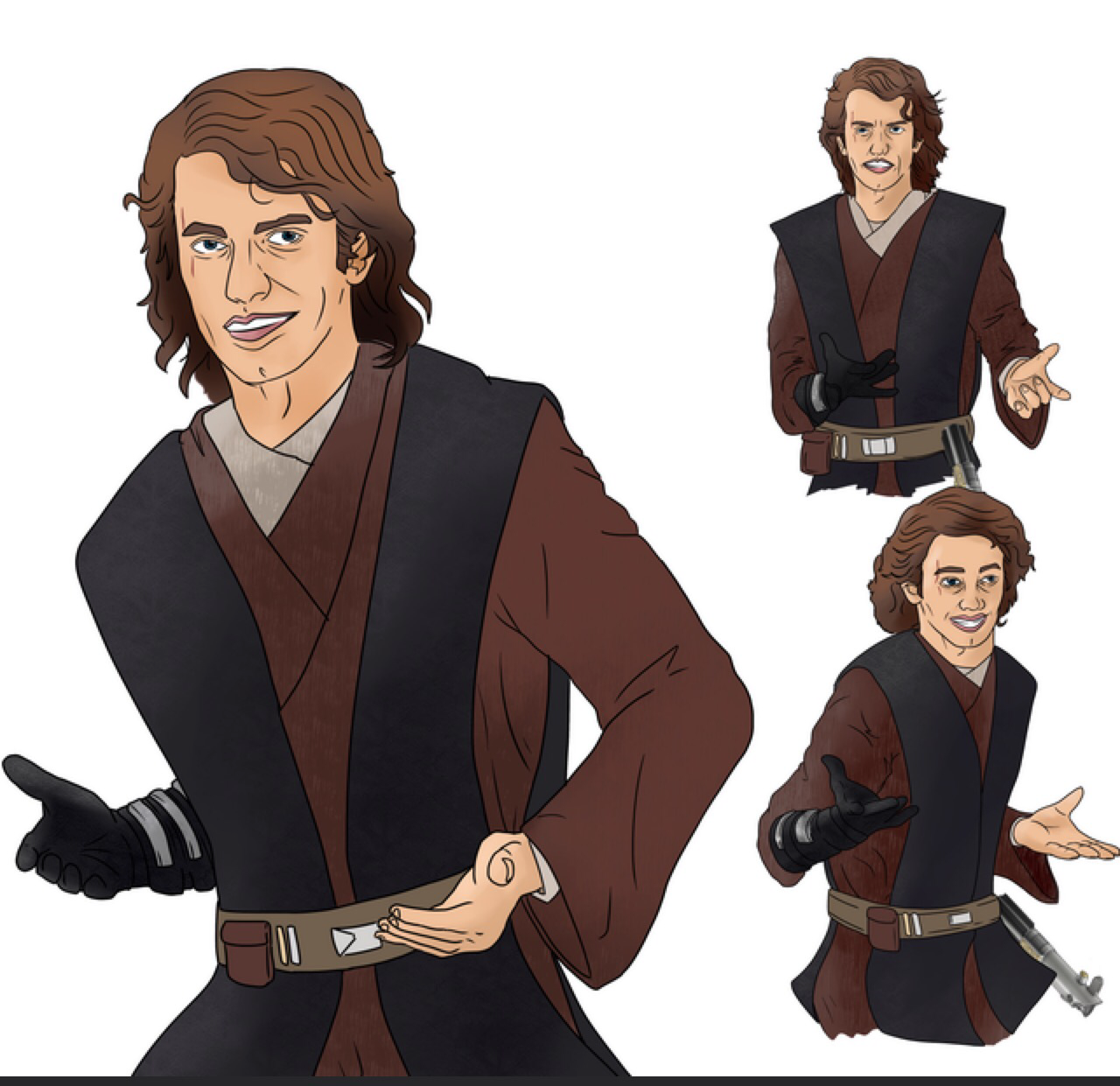 High Quality Anakin showing what Blank Meme Template