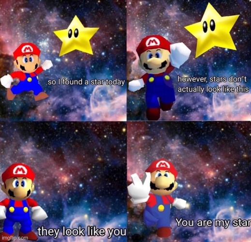 I just found this incredibly wholesome Super Mario 64 meme. Hope you guys enjoy! | image tagged in super mario,wholesome,super mario 64 | made w/ Imgflip meme maker