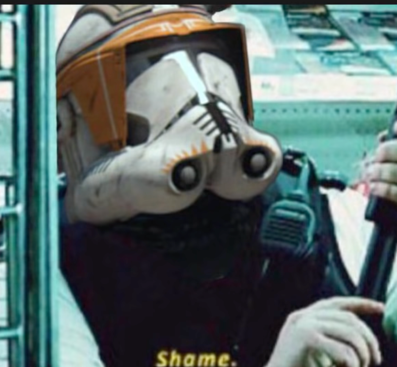 Commander Cody Shame Blank Meme Template