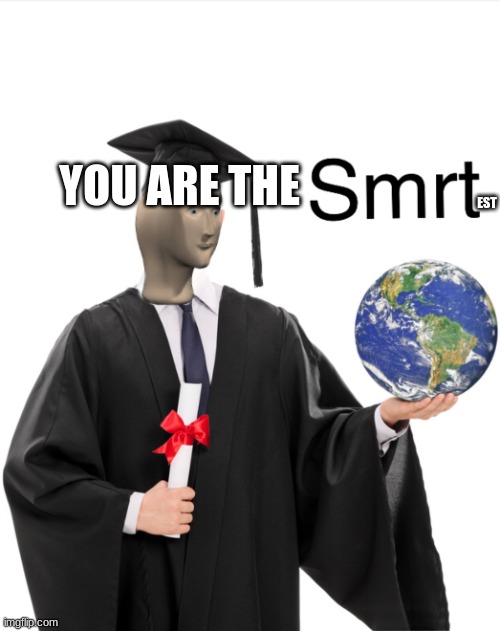 Meme man smart | YOU ARE THE EST | image tagged in meme man smart | made w/ Imgflip meme maker