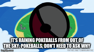 Just a Pokeball spinning, move along - Imgflip