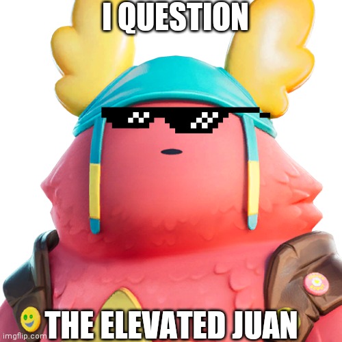 Guff | I QUESTION THE ELEVATED JUAN | image tagged in guff | made w/ Imgflip meme maker