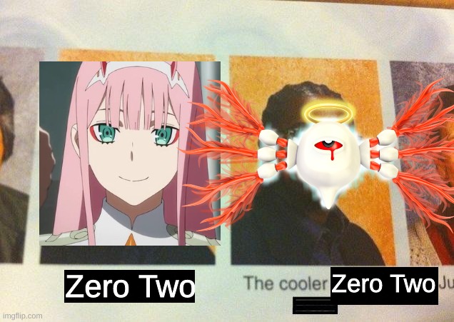 Random meme | Zero Two; Zero Two | image tagged in zero | made w/ Imgflip meme maker