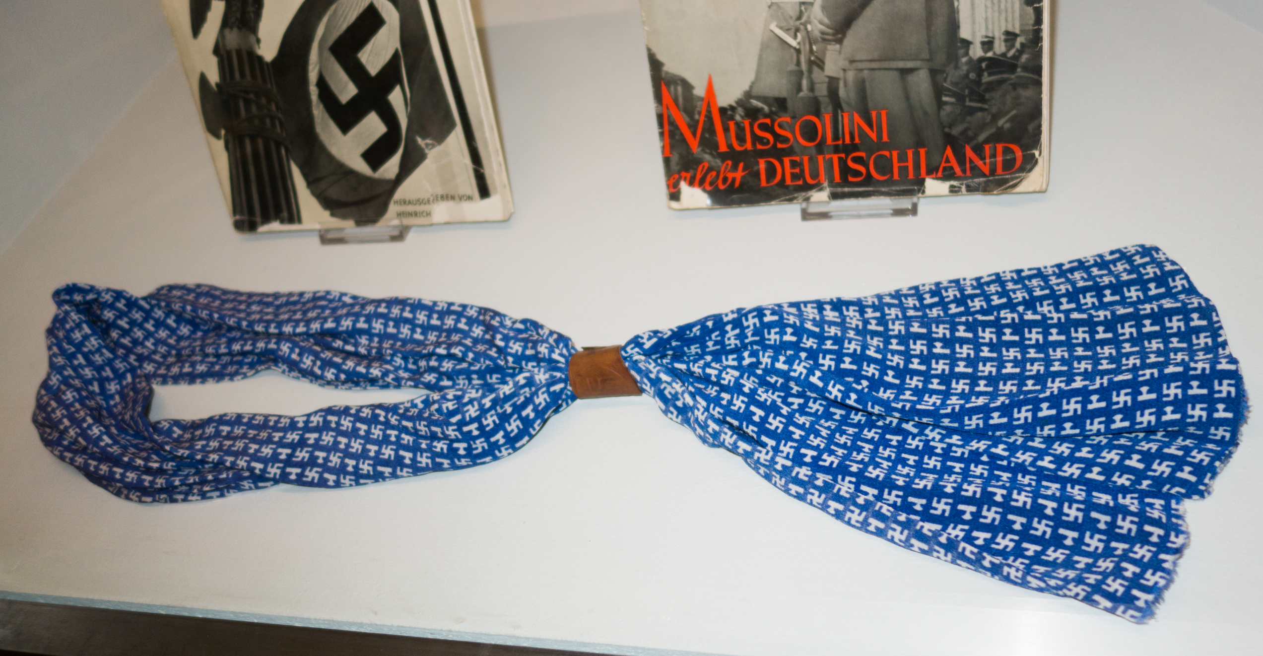 High Quality hitler nazi neck tie swastika knotze Blank Meme Template