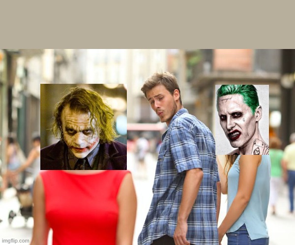 Distracted Boyfriend | image tagged in memes,distracted boyfriend,joker | made w/ Imgflip meme maker