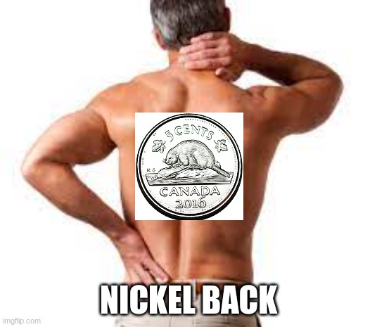 Nickel back | NICKEL BACK | image tagged in stupid | made w/ Imgflip meme maker