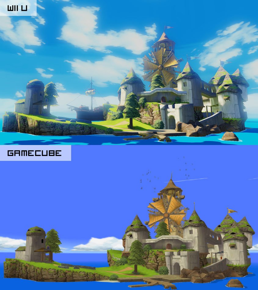 Comparison between Wind Waker HD on Wii U and Wind Waker with HD