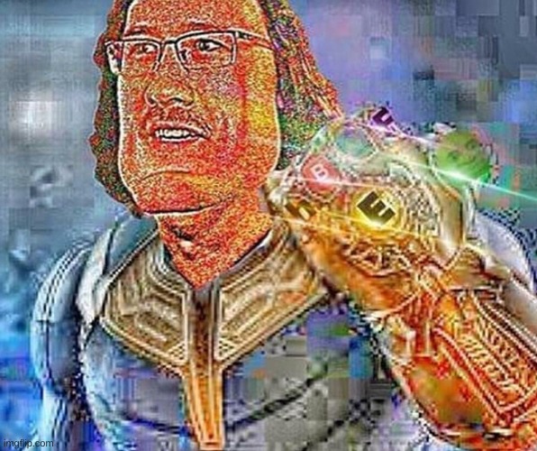 uh oh | image tagged in memes,funny,markiplier,e,thanos | made w/ Imgflip meme maker