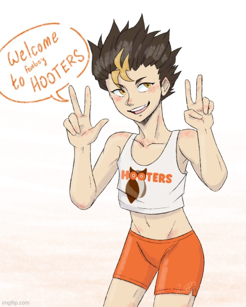 I'm pretty sure Noya likes working at FH ngl | made w/ Imgflip meme maker