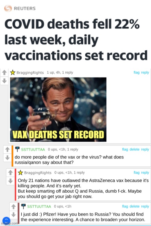 tards gonna tard | image tagged in conservative logic,qanon,russia,covid-19,misinformation,antivax | made w/ Imgflip meme maker