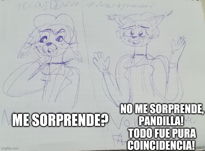 High Quality Me sorprende?? (coincidence? I think not!) Blank Meme Template