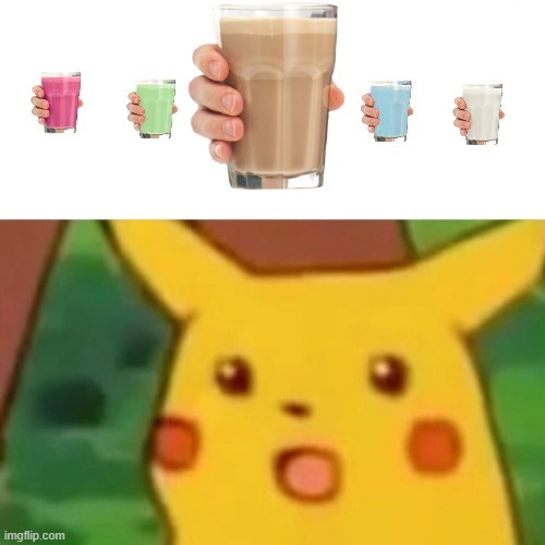 i've found out there was more milk | image tagged in memes,surprised pikachu,milk | made w/ Imgflip meme maker