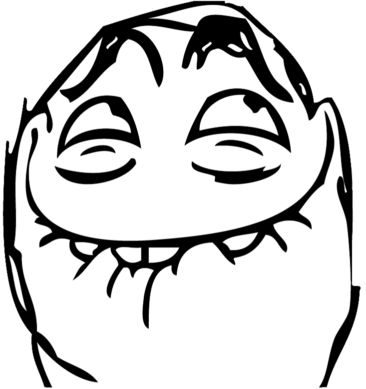 High Quality Laughing Rage Face Blank Meme Template