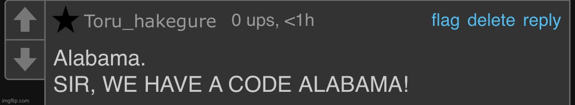 Code Alabama | image tagged in code alabama | made w/ Imgflip meme maker