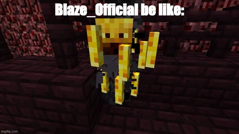 i hate blazes | Blaze_Official be like: | image tagged in memes,blaze the blaziken,fun | made w/ Imgflip meme maker