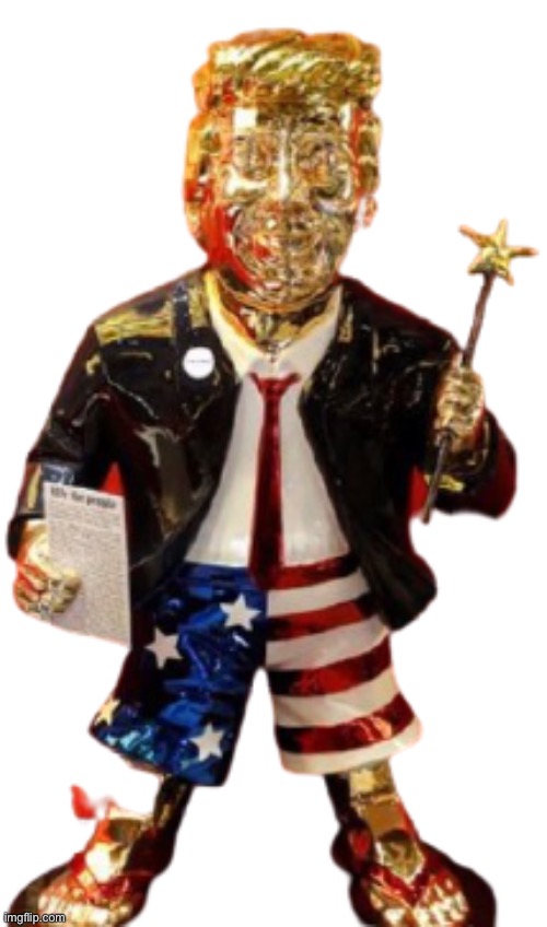 Donald Trump CPAC statue transparent | image tagged in donald trump cpac statue transparent | made w/ Imgflip meme maker