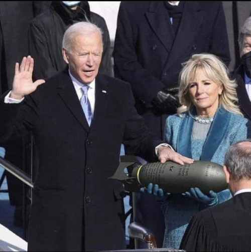 Joe Biden nuke Blank Meme Template