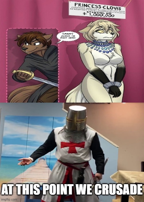 why does the brown fox look like me but in furry form!? THATS HERESY | AT THIS POINT WE CRUSADE | image tagged in heresy,furry,crusader,crusades | made w/ Imgflip meme maker
