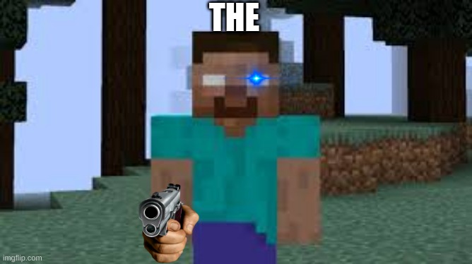 LAUGH NOW! | THE | image tagged in funny,minecraft | made w/ Imgflip meme maker