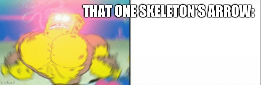 THAT ONE SKELETON'S ARROW: | made w/ Imgflip meme maker