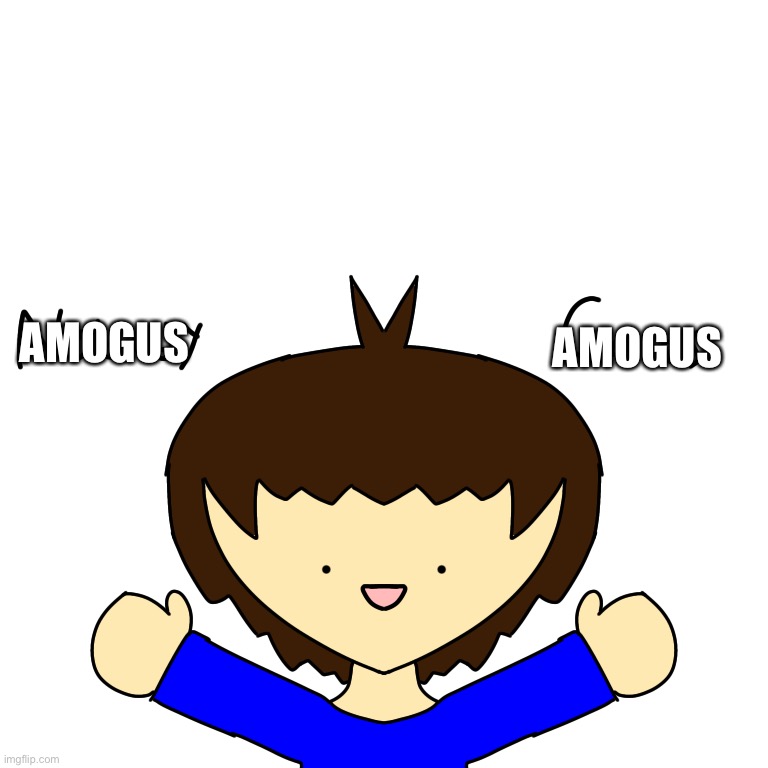 Sussy | AMOGUS; AMOGUS | image tagged in dantai | made w/ Imgflip meme maker
