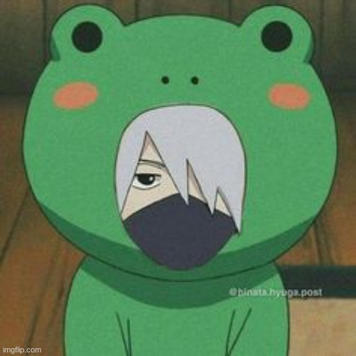 i bless yall with froggy kakashi | made w/ Imgflip meme maker