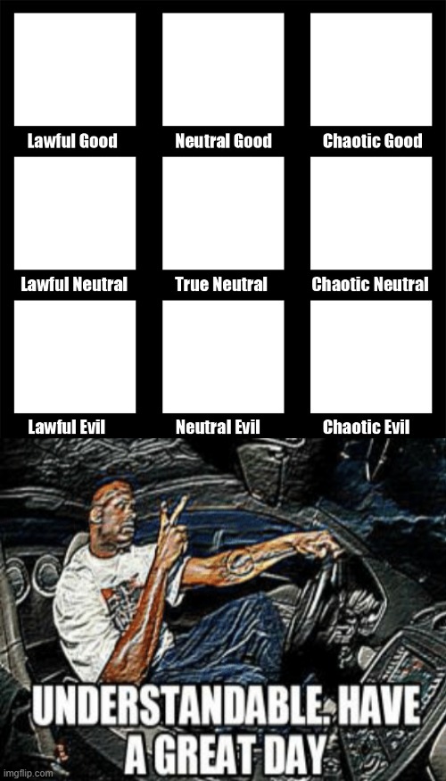 alignment chart | image tagged in alignment chart | made w/ Imgflip meme maker