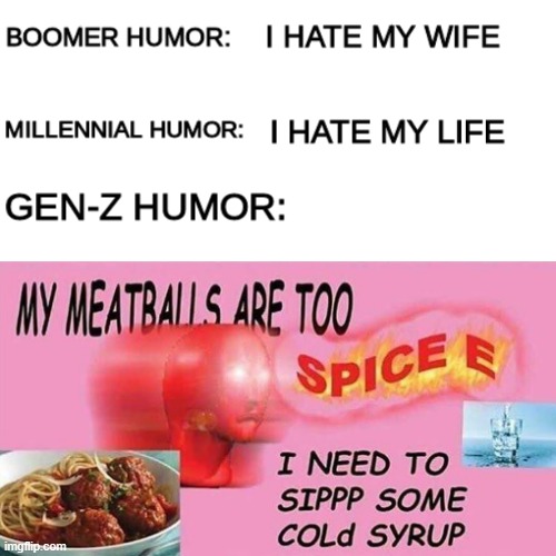 MEATball | image tagged in boomer humor millennial humor gen-z humor,meme man,meatball,meat | made w/ Imgflip meme maker