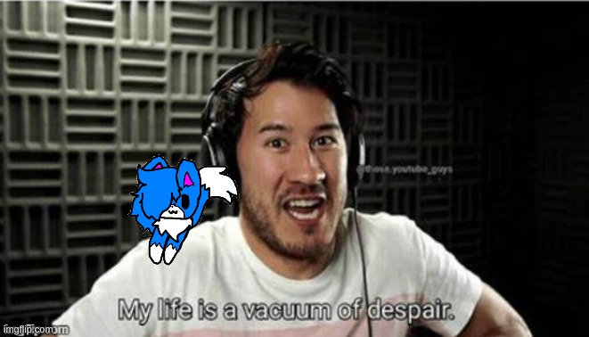 My life is a vacuum of despair | image tagged in my life is a vacuum of despair | made w/ Imgflip meme maker