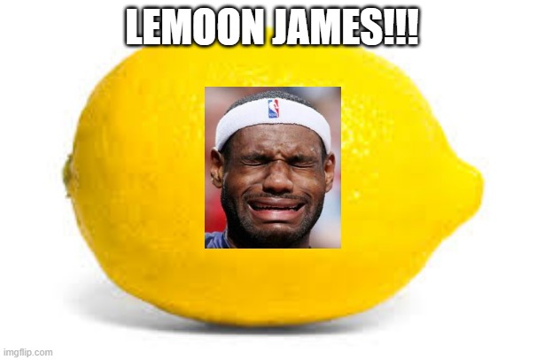 When life gives you lemons, X | LEMOON JAMES!!! | image tagged in when life gives you lemons x | made w/ Imgflip meme maker