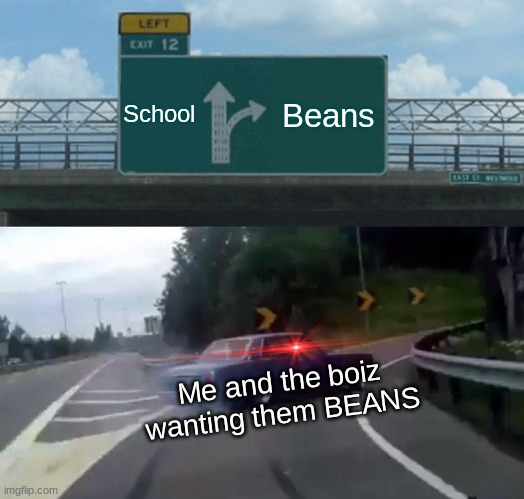it is wat it is | School; Beans; Me and the boiz wanting them BEANS | image tagged in wow this is garbage you actually like this | made w/ Imgflip meme maker