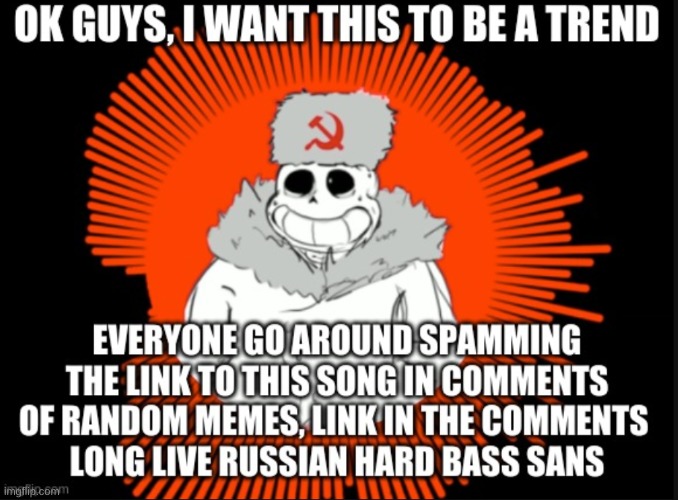 yes | image tagged in long live russian hard bass sans | made w/ Imgflip meme maker