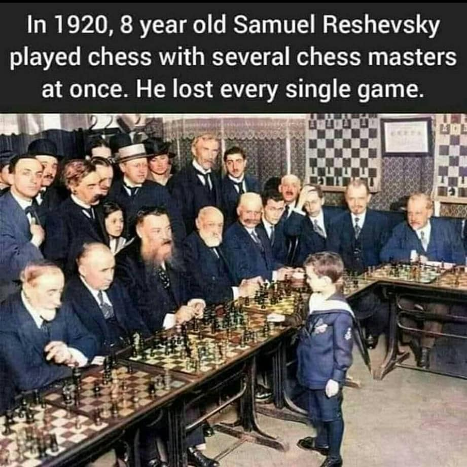 Losing to chess grandmasters Blank Meme Template