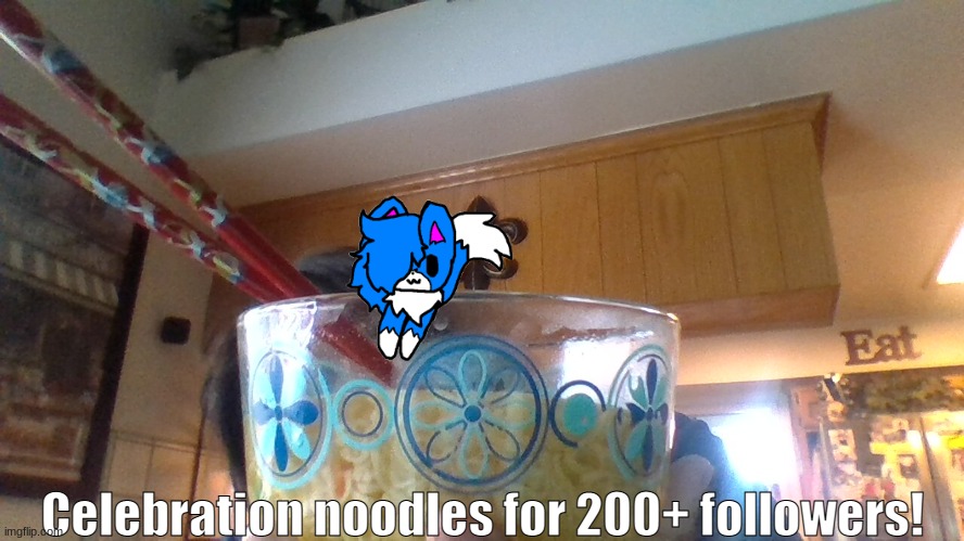 Thank you all my children <3 | Celebration noodles for 200+ followers! | made w/ Imgflip meme maker