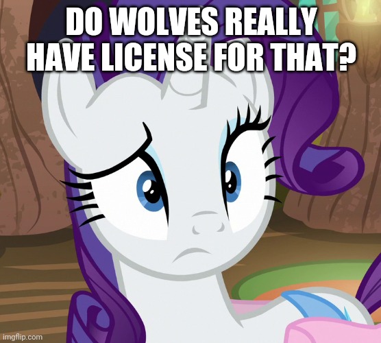 DO WOLVES REALLY HAVE LICENSE FOR THAT? | made w/ Imgflip meme maker