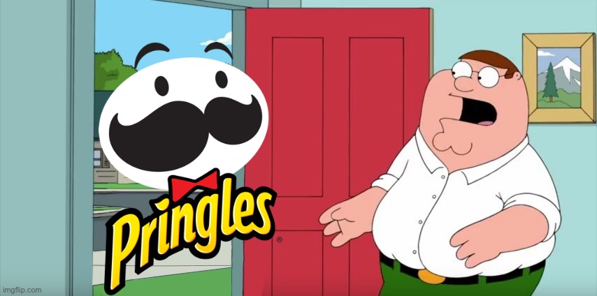 Holy crap Lois, it’s an oversimplified Pringles man | image tagged in holy crap lois its x,pringles,memes | made w/ Imgflip meme maker