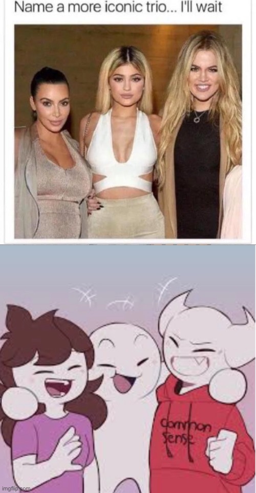 B R U H | image tagged in name a more iconic trio | made w/ Imgflip meme maker