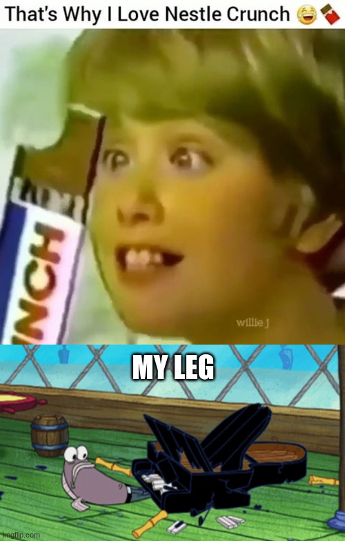 MY LEG | made w/ Imgflip meme maker