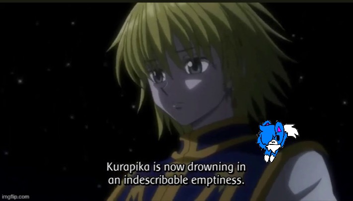 Pfft- | image tagged in kurapika | made w/ Imgflip meme maker