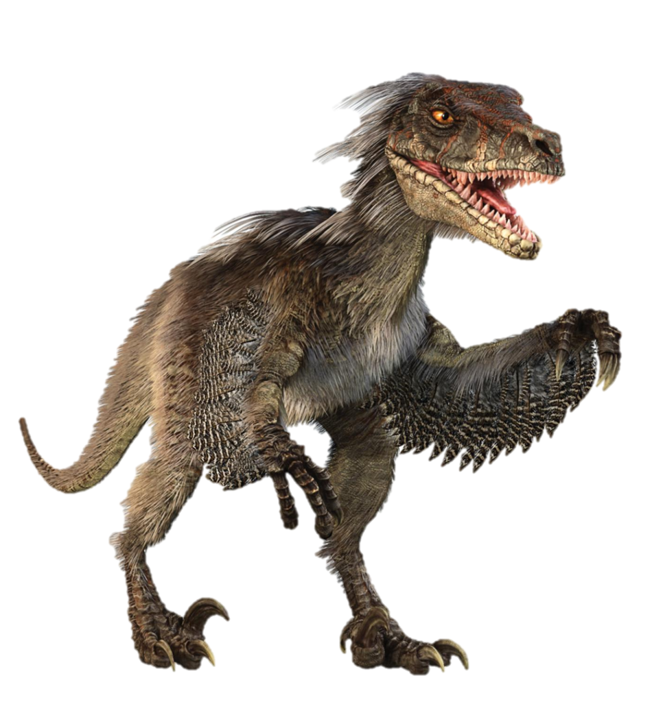 High Quality Velociraptor brought a gift Blank Meme Template