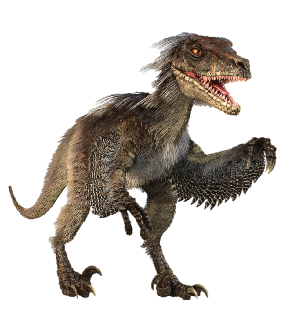 Velociraptor brought a gift Blank Meme Template