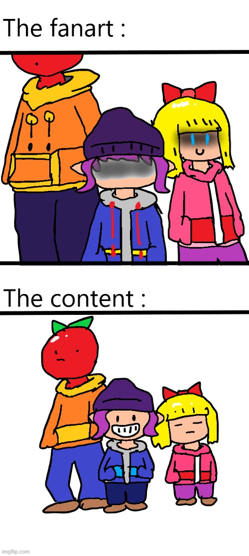 Fruit boi looks amazing | image tagged in drawings,undertale,memes | made w/ Imgflip meme maker