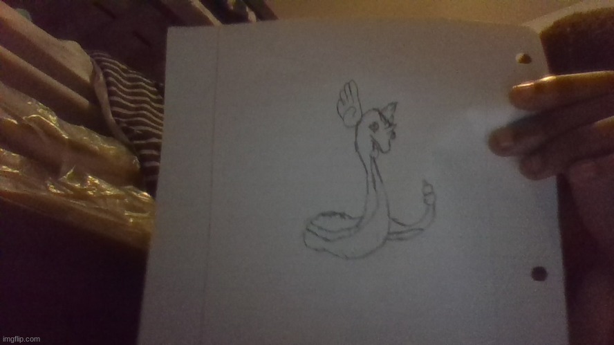 so i drew Dragonair | made w/ Imgflip meme maker