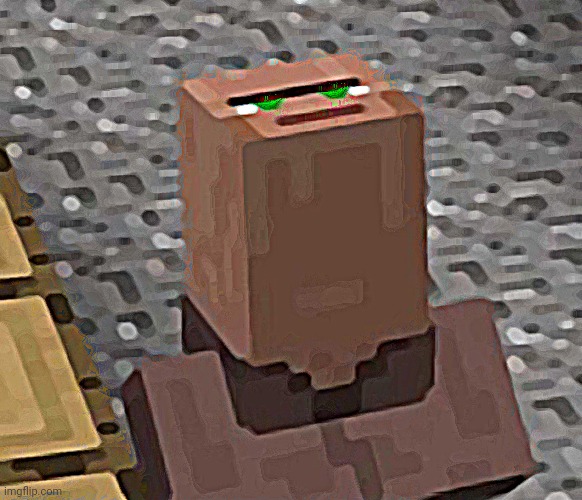 Minecraft Villager Looking Up | image tagged in minecraft villager looking up | made w/ Imgflip meme maker